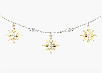 Gold Star Necklace