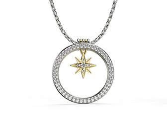 Diamond Circle Pendant