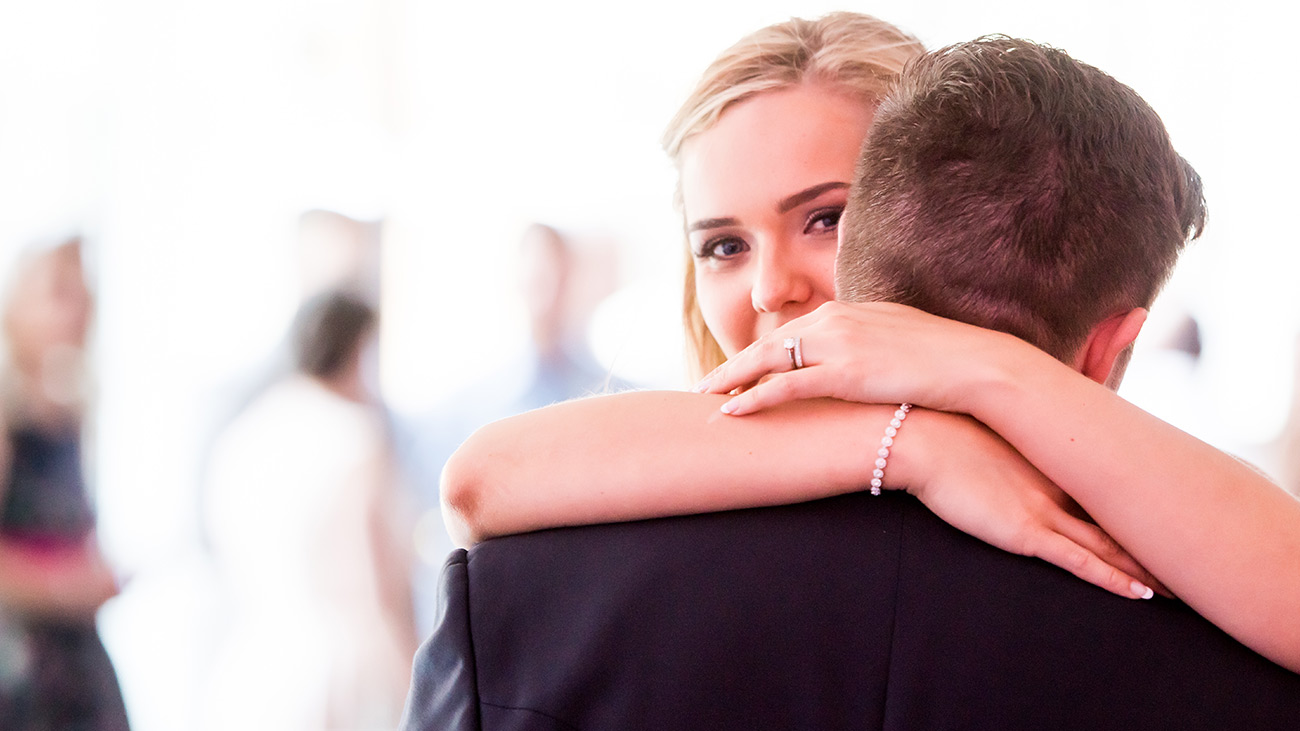 Grace and Rhys at their stunning Wedding