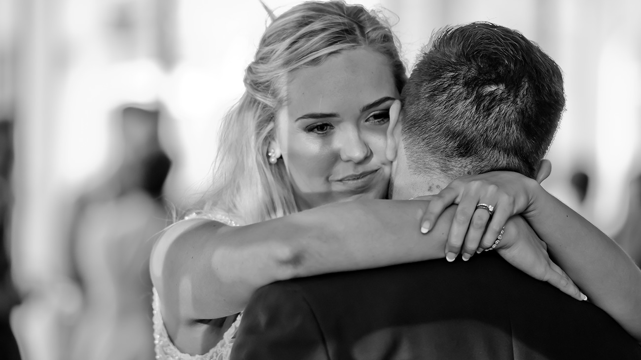 Grace and Rhys at their stunning Wedding