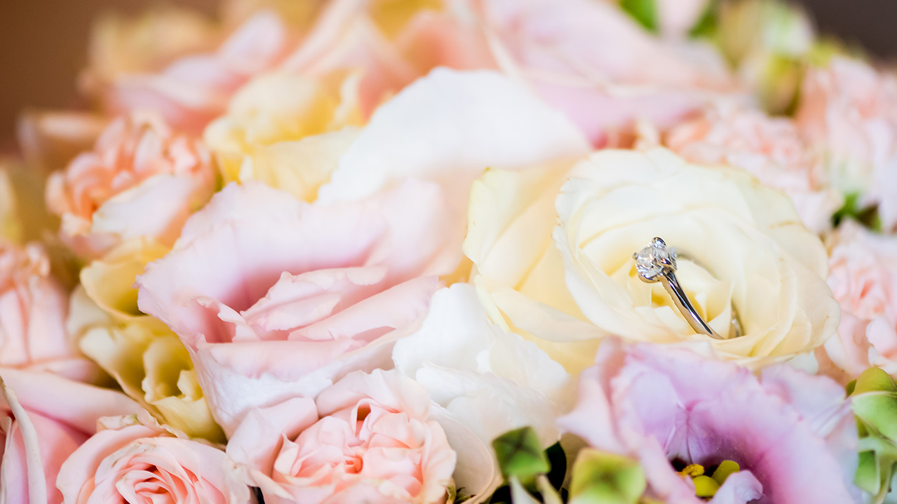 Grace and Rhys at their stunning Wedding