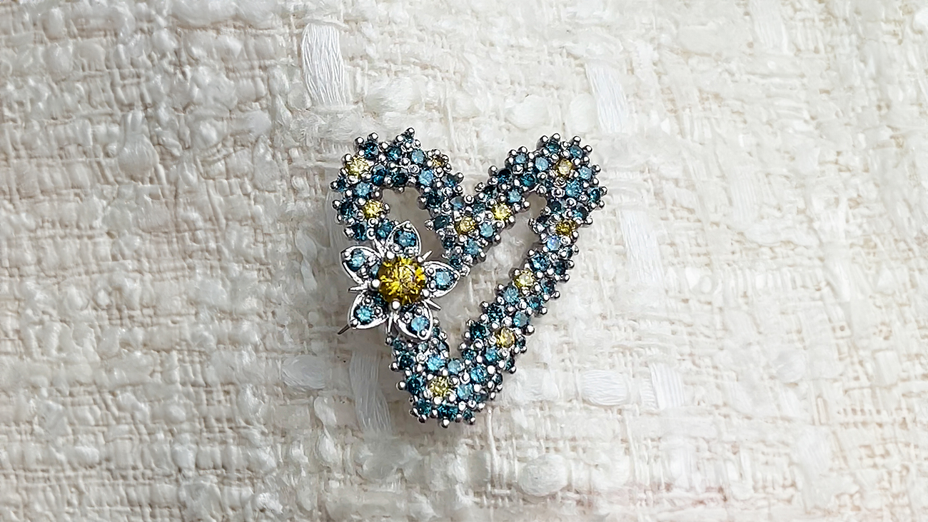 Forget Me Not Brooch