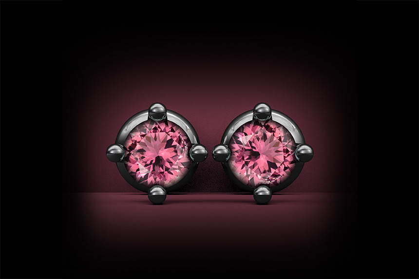 Tourmaline Stud Earrings