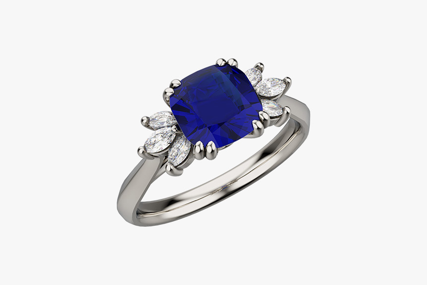 Tanzanite Engagement Ring