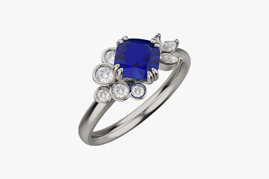 Tanzanite Engagement Ring