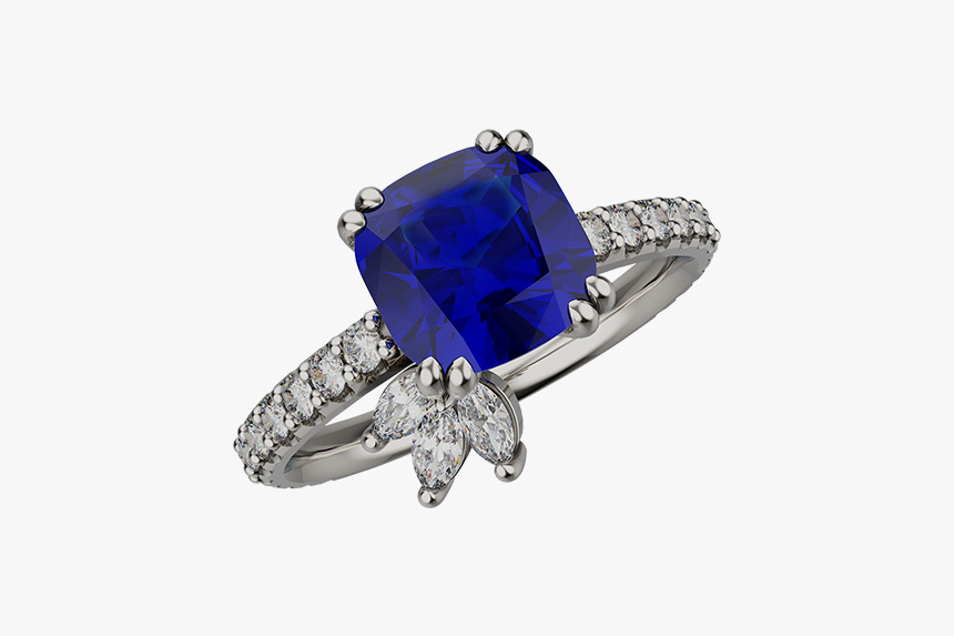 Tanzanite Engagement Ring